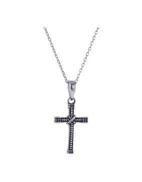 Lykken Strong black steel cross 20 mm