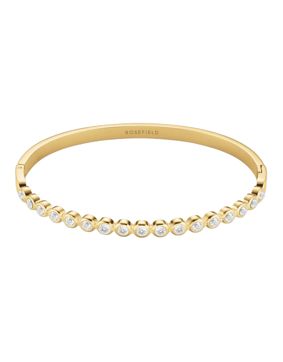 Rosefield Bubble Crystal gold-plated ring JBBCG-J1208