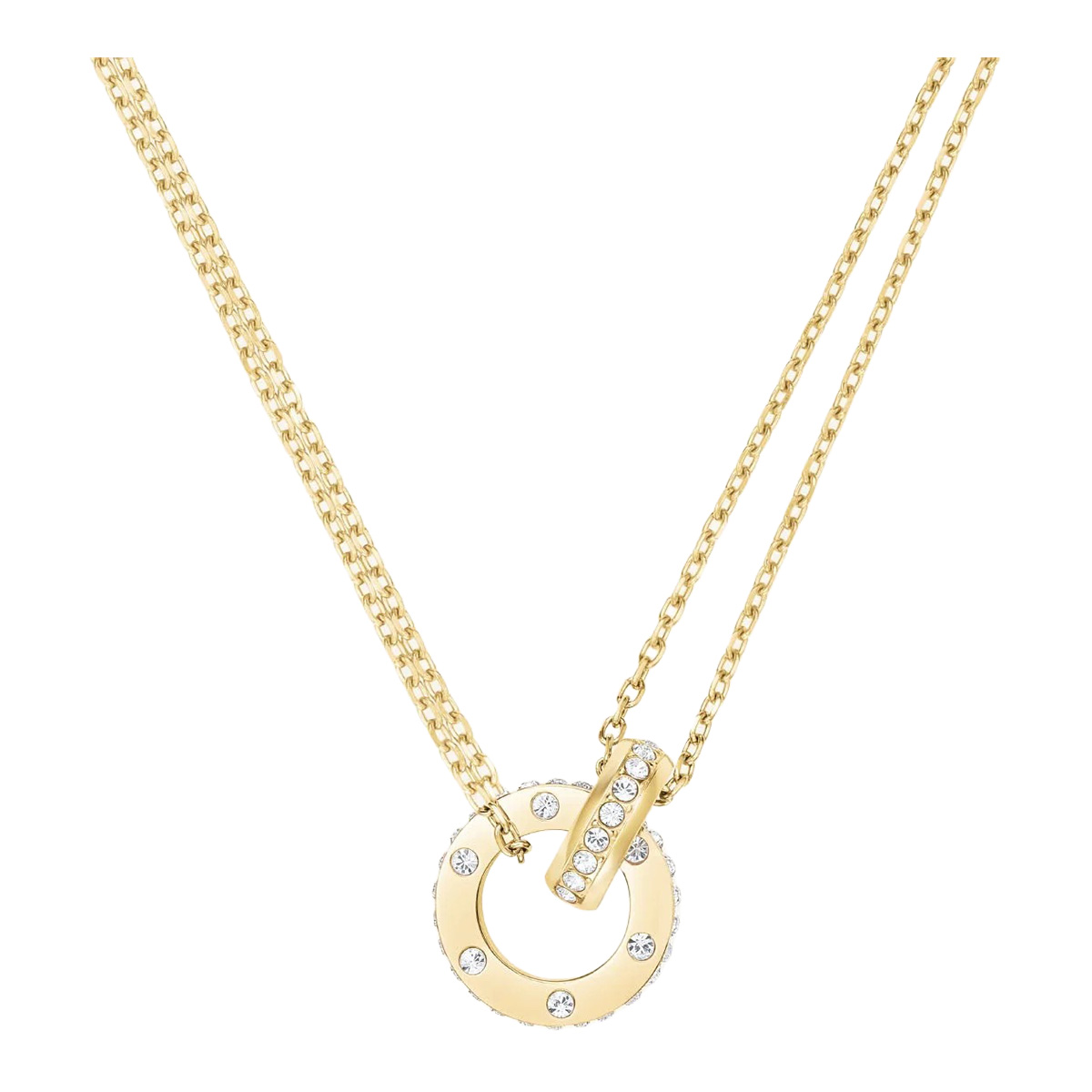 Rosefield Love Connection gold-plated necklace JNLCG-J1315