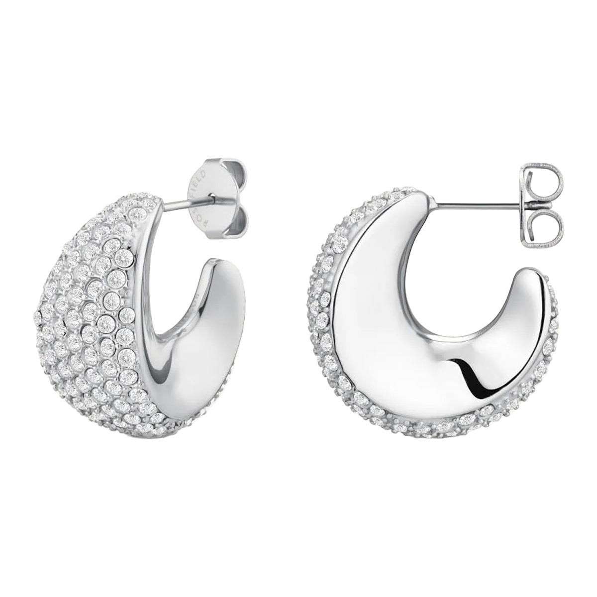 Rosefield Pavé Half Moon earrings JEPMS-J1225