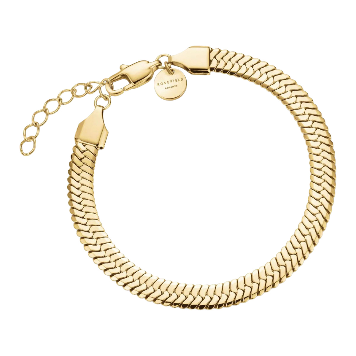 Rosefield Large Snake gold-plated bracelet JBLSG-J1189