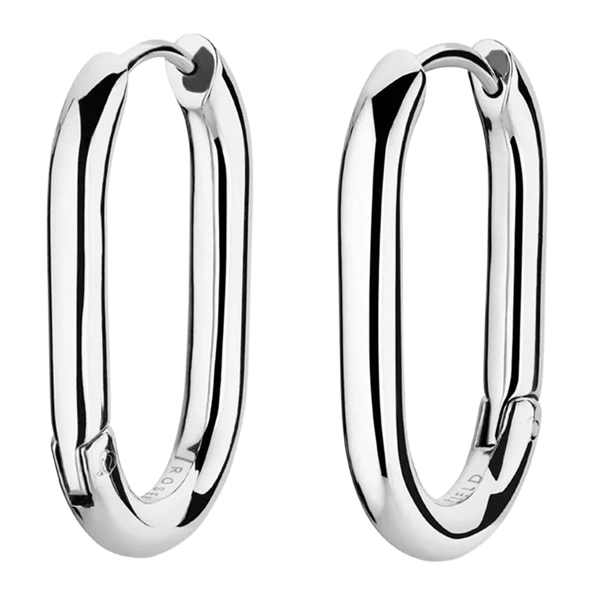 Rosefield Large Oval Hoops earrings JEOLS-J568