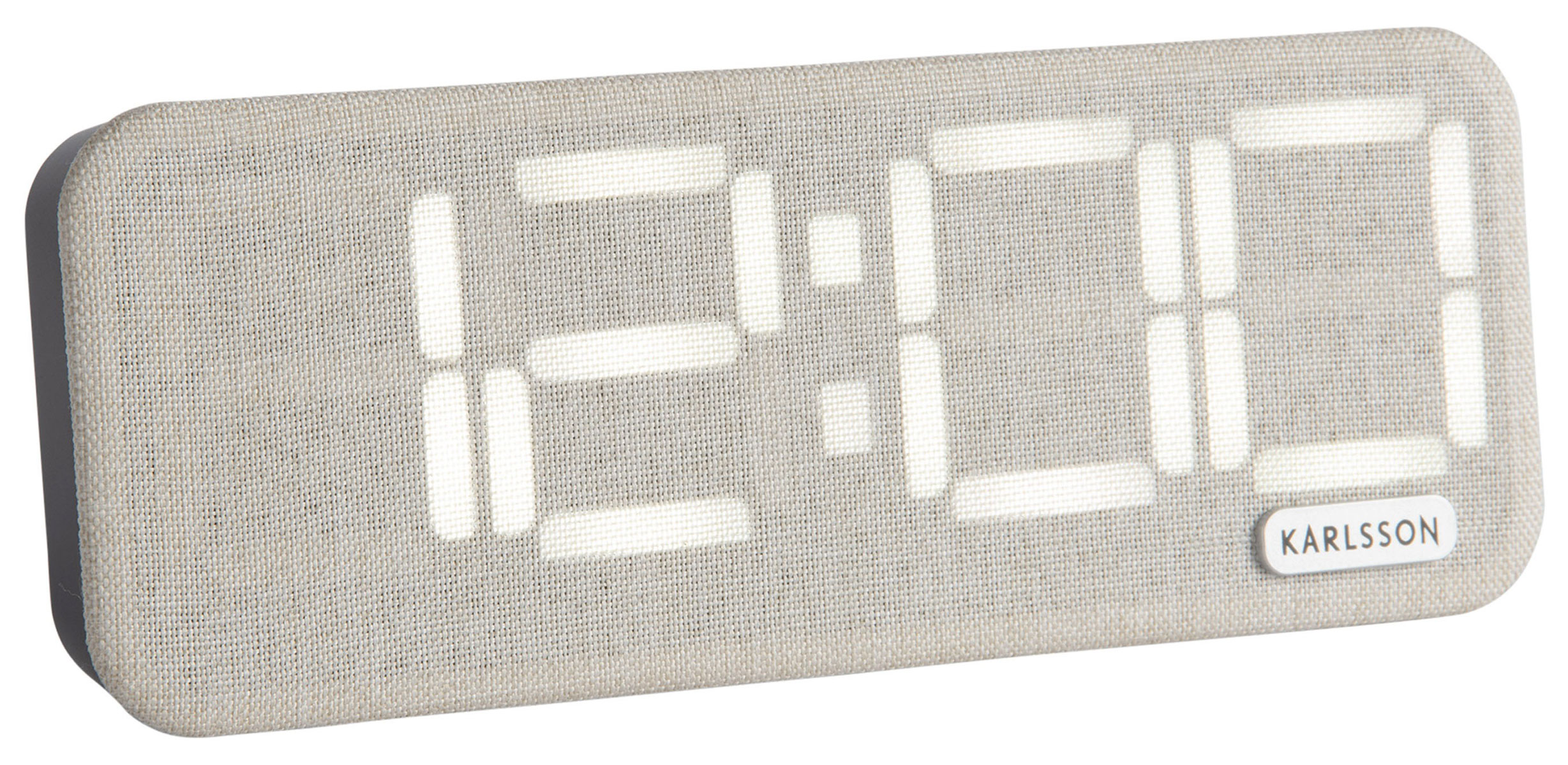 Karlsson Roanne LED Alarm Clock Off-White KA6154WH