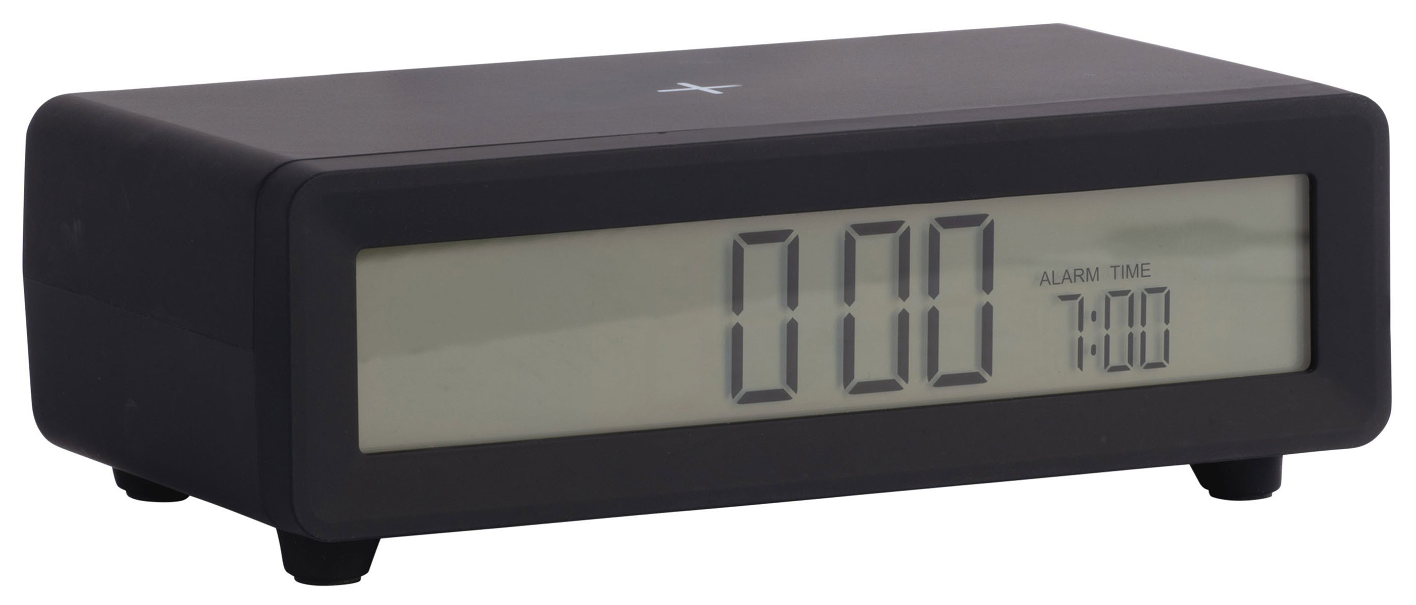 Karlsson Berlin LCD Alarm Clock with Phone Charging Black KA6156BK