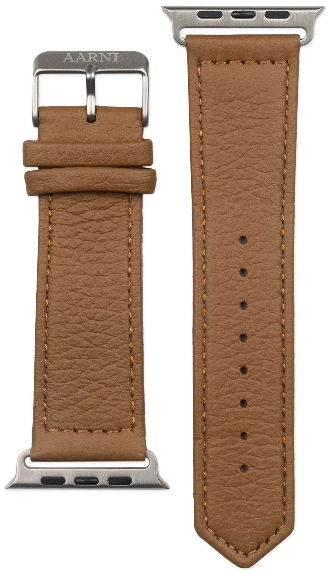 Aarni Apple Watch cognac deerskin watch band 38/40/41 mm