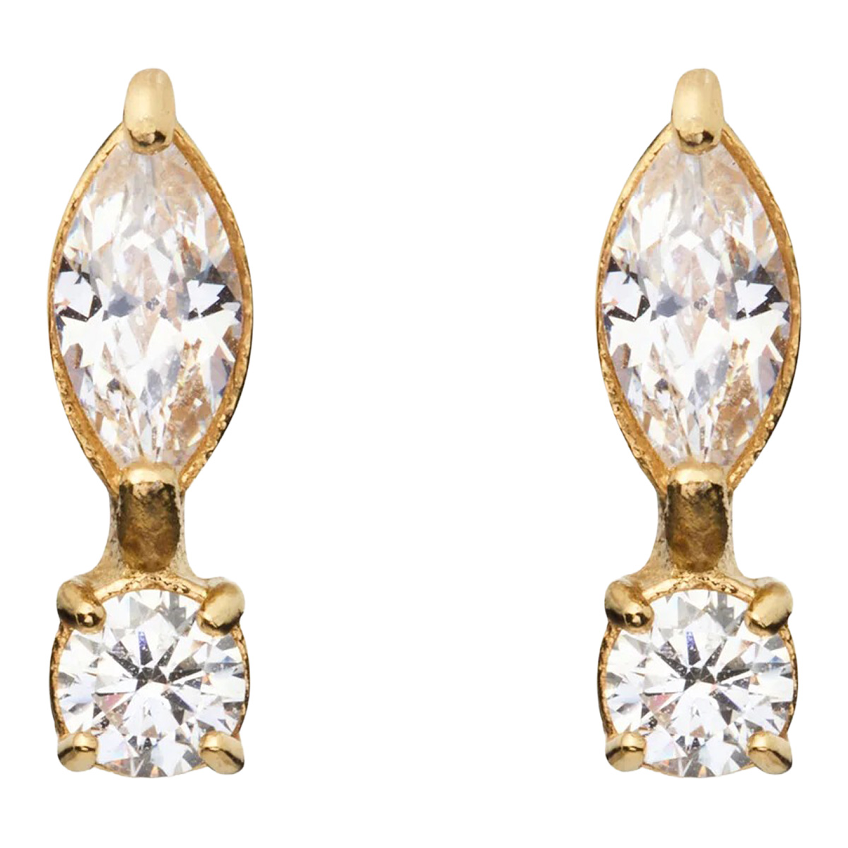 Mockberg x Leonie Hanne Élise Gold-Plated Earrings MB2397