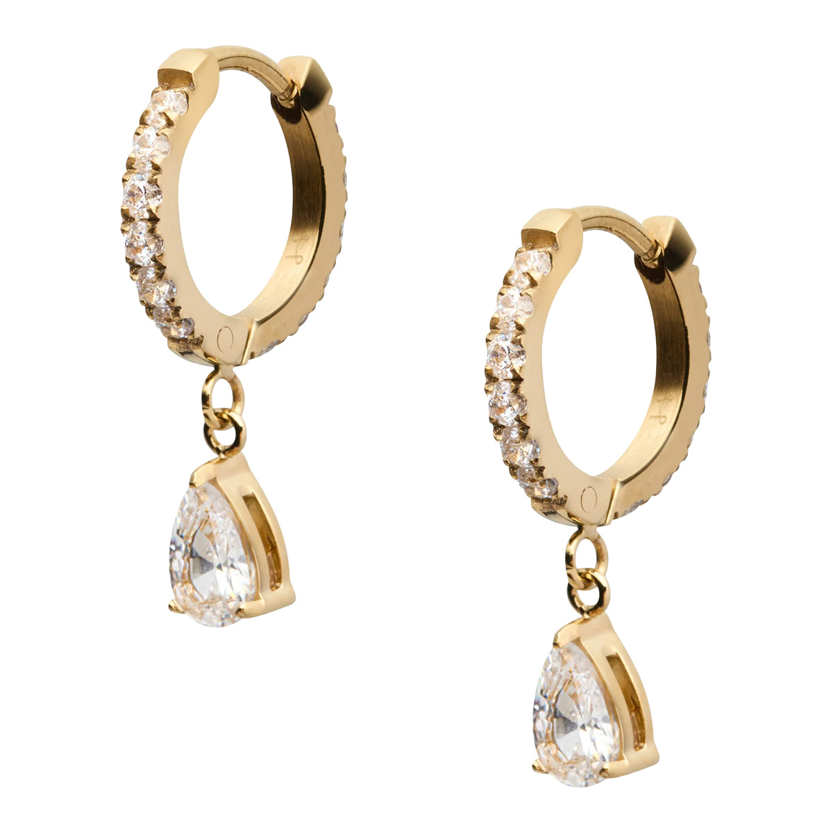 Mockberg x Leonie Hanne Estelle Gold-Plated Hoop Earrings MB2391