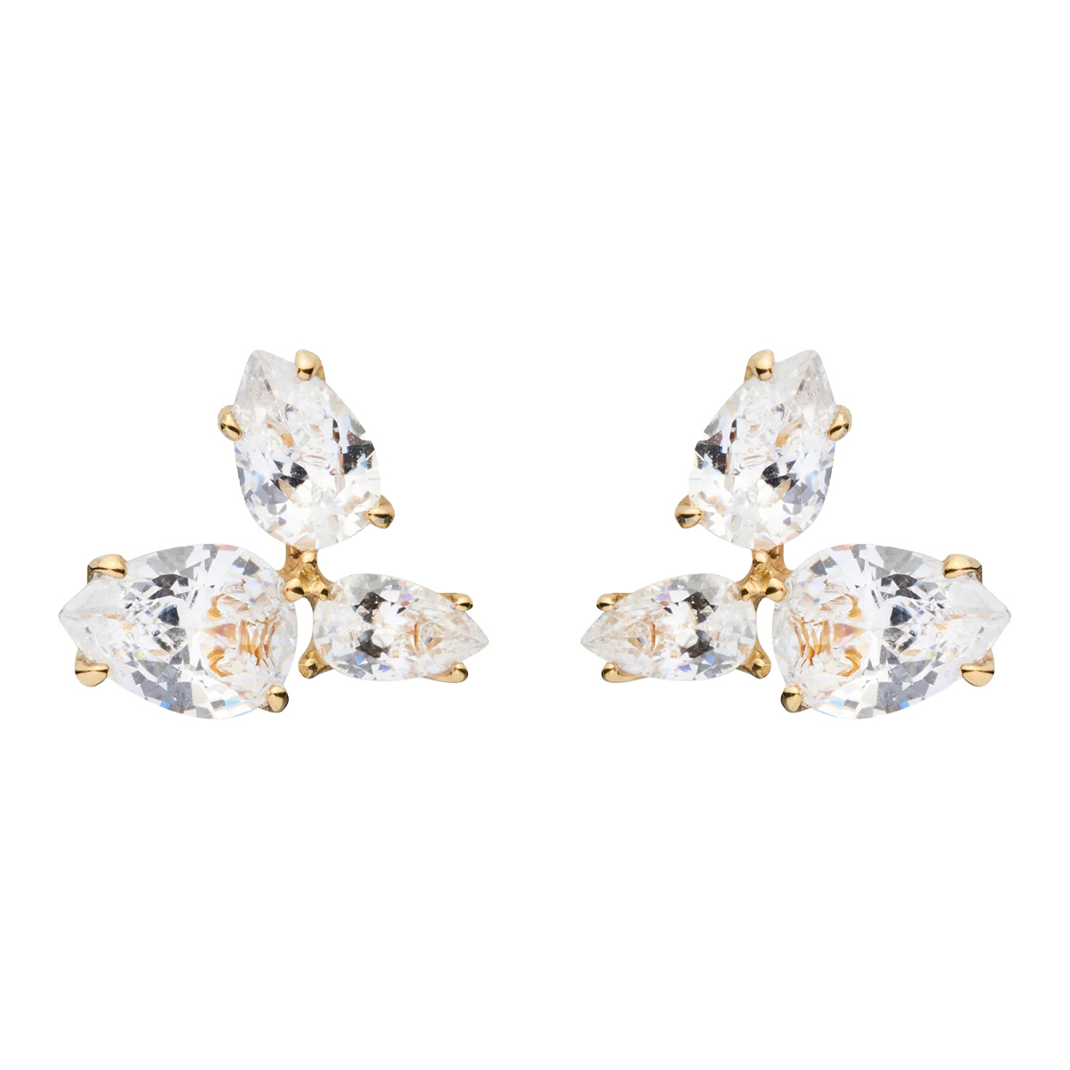 Mockberg x Leonie Hanne Fleur Gold-Plated Earrings MB2393