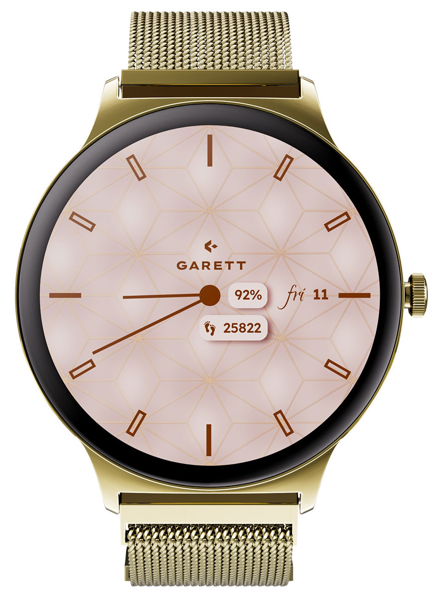 Garett Verona 2 Gold Mesh smart watch