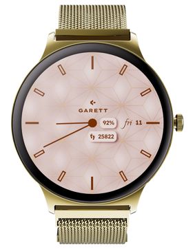Garett Verona 2 Gold Mesh smart watch