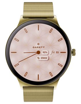 Garett Verona 2 Gold Solid Steel smart watch