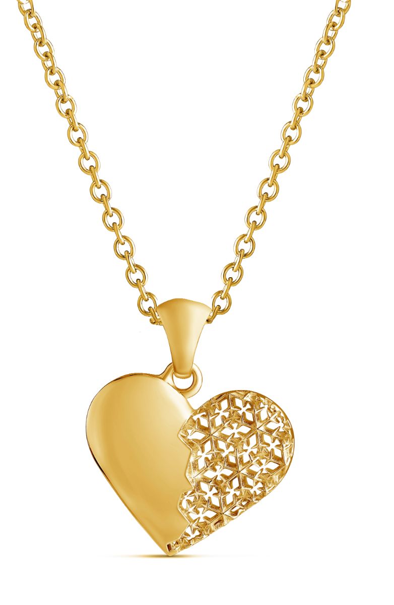 Lempikoru Jääsydän gold plated heart necklace 52 210 00 500