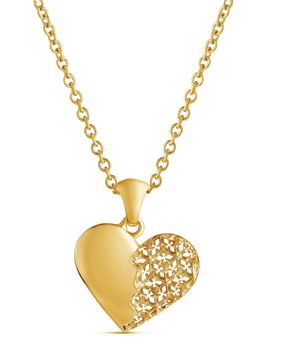 Lempikoru Jääsydän gold plated heart necklace 52 210 00 500