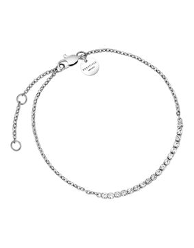 Rosefield Tennis Crystal Clear bracelet JBTCS-J910