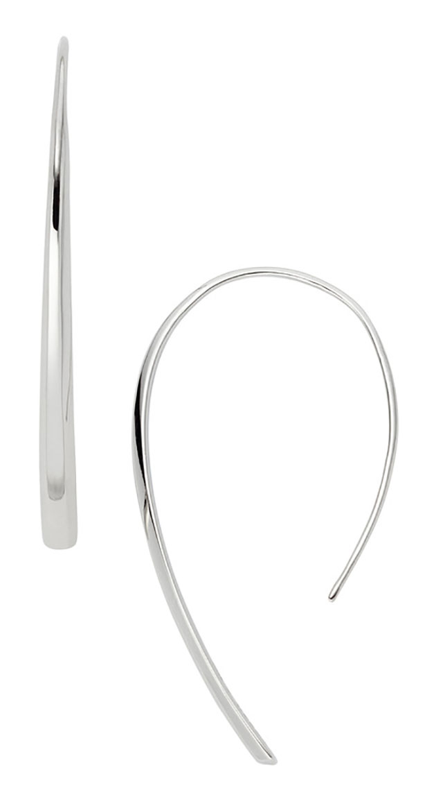Fossil Bevel Hoop JF01702040