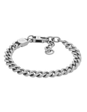 Fossil Harlow intaglio silver-colored curb bracelet JF04697040