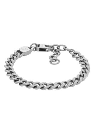 Fossil Harlow intaglio silver-colored curb bracelet JF04697040