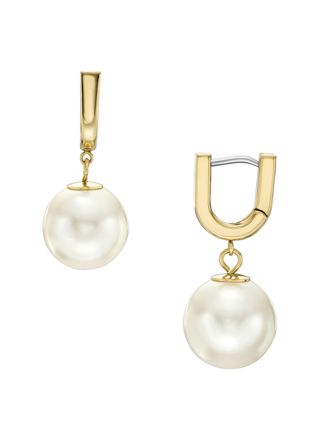 Fossil Heritage pearl earrings JF04730710