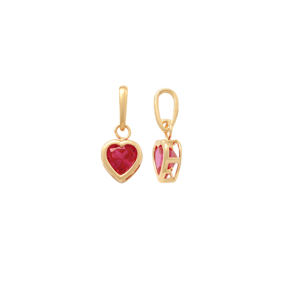 Lykken Hearts gold heart pendant