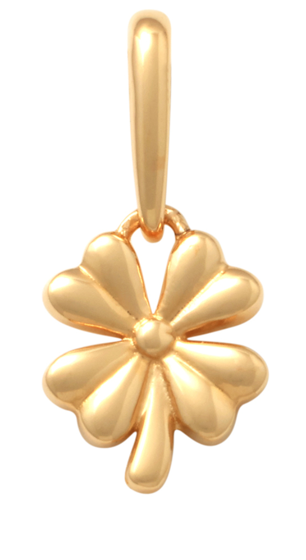 Lykka Symbols gold flower pendant 