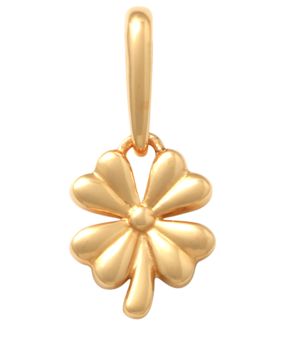 Lykka Symbols gold flower pendant