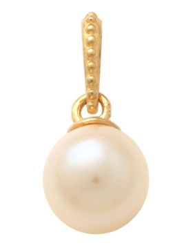Lykken christening pearl gold pendant