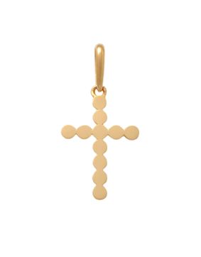 Lykken Crosses gold cross pendant 13.5 mm