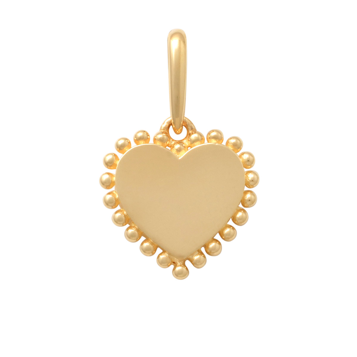 Lykka Hearts gold mini heart pendant 8.5 mm