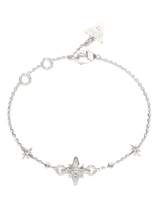 GUESS In the sky silver colored star bracelet JUBB03330JWRHS