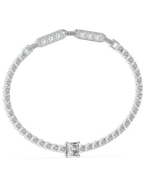 GUESS Love silver-colored tennis bracelet JUBB04219JWRHT/U