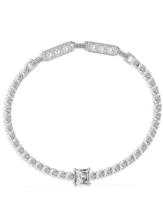 GUESS Love silver-colored tennis bracelet JUBB04219JWRHT/U