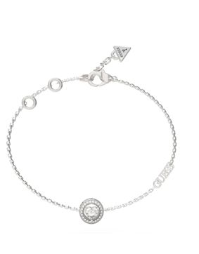 GUESS M'ama non m'ama silver-colored bracelet JUBB04668JWRHS