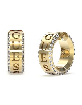 GUESS Just guess gold colored hoops JUBE03112JWYGT/U