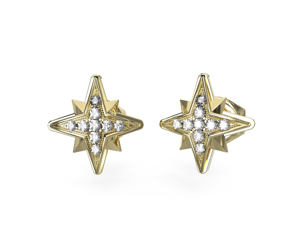 Four-pointed Star Design Stud Earrings | SHEIN IN