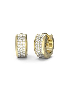 GUESS Stylish gold-colored hoop earrings JUBE04583JWYGT/U