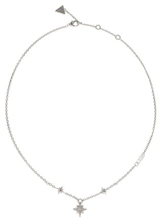 GUESS In the sky silver colored star necklace JUBN03329JWRHT/U