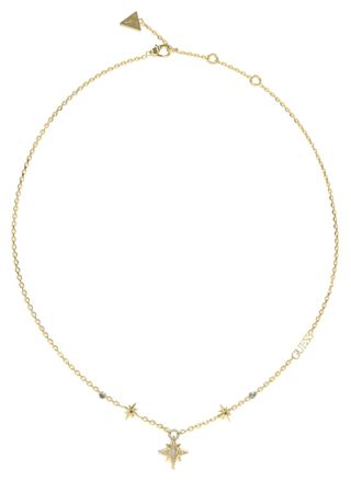 GUESS In the sky gold colored star necklace JUBN03329JWYGT/U