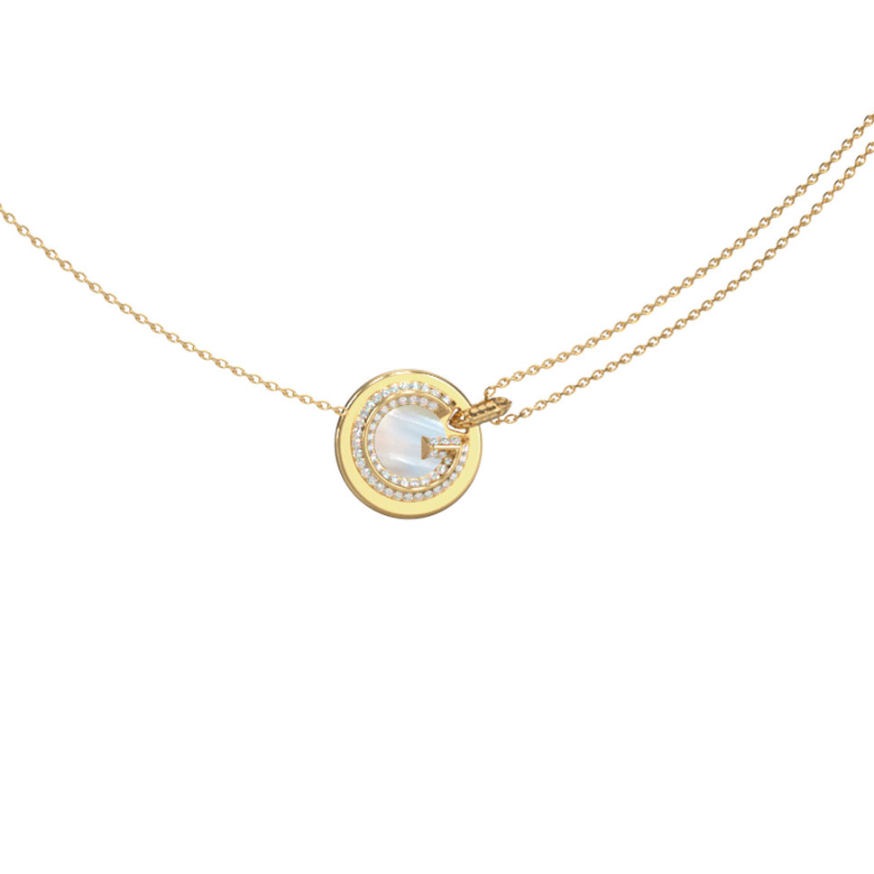 GUESS G CRYSTAL necklace JUBN05437JWYGT/U
