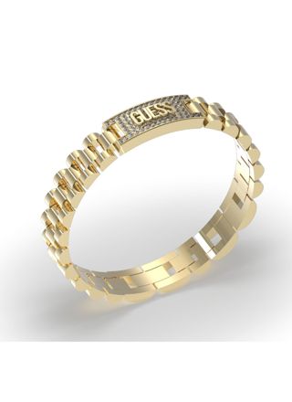 GUESS Empire gold colored pave bracelet JUMB03200JWYGT/U