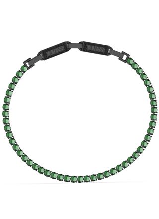 GUESS Eternity black-green tennis bracelet JUMB03237JWBKGNT/U