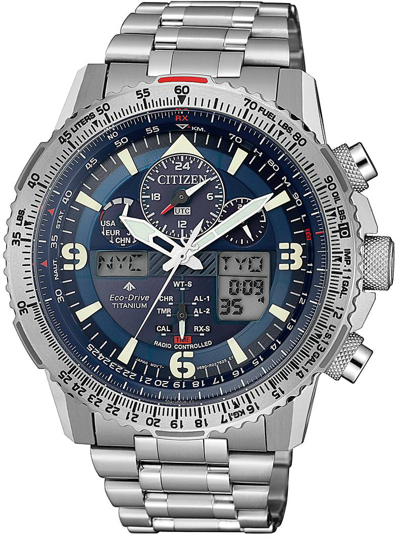 Citizen eco drive discount radio controlled titanium