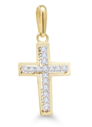 Goldpendant cross K-P61488Z