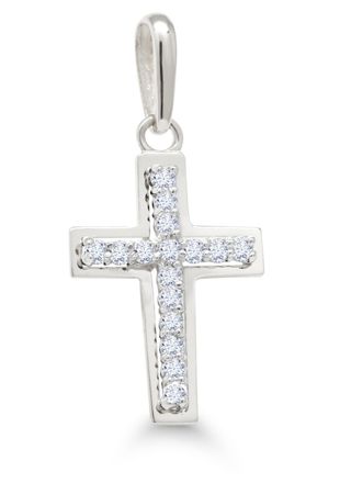 Goldpendant cross K-P61488ZW
