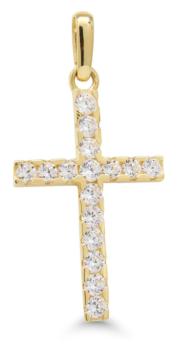 Golden Cross pendant K-P64446Z