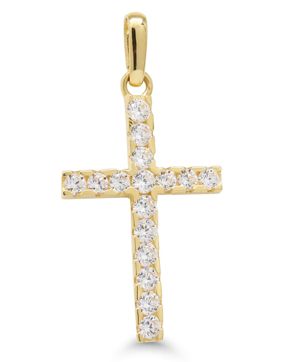 Golden Cross pendant K-P64446Z