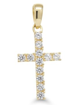 Goldpendant cross K-P64664Z