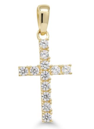 Goldpendant cross K-P64664Z