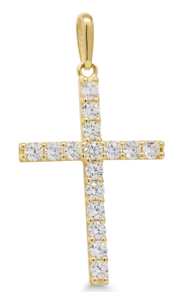 Goldpendant cross K-P66696Z
