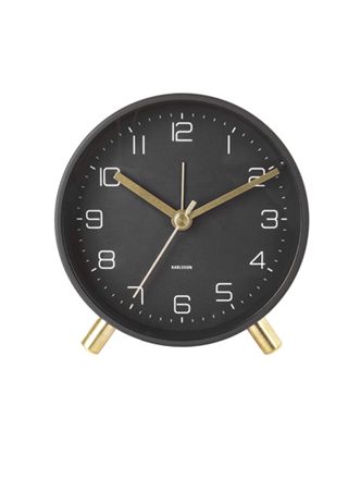 Karlsson Lofty 11 cm black alarm clock KA5752BK