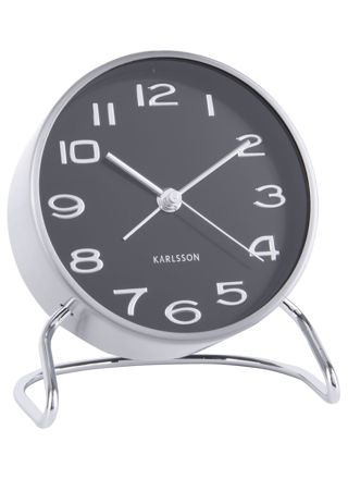 Karlsson Classical Numbers KA5763BK alarm clock 10 cm